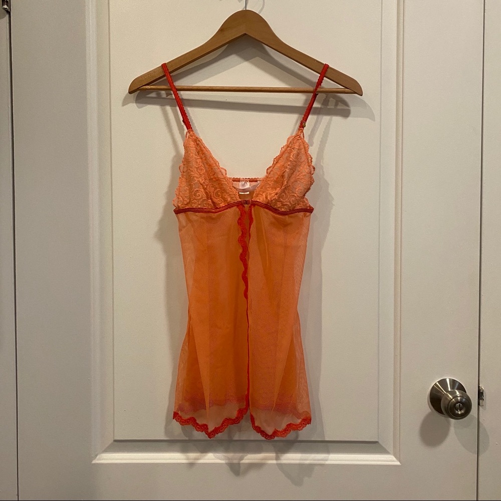 Victoria’s Secret Mesh Babydoll Slip - Picture 2 of 3